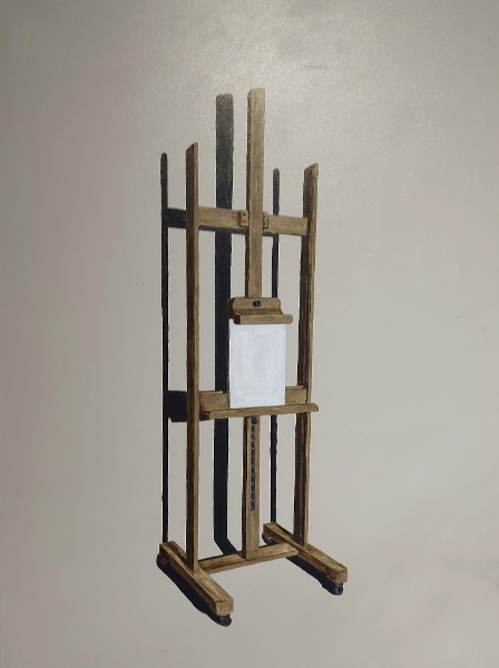 DEGLIN Bart - Still life with easel and canvas